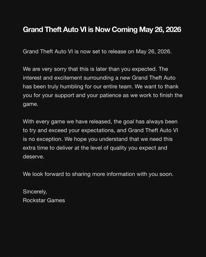 本月发布GTA6延期微软Xbox涨价：这就是今天的其他大新闻！j9九游会网址是什么小米停止推送限制马力OTA华为鸿蒙PC版(图5)